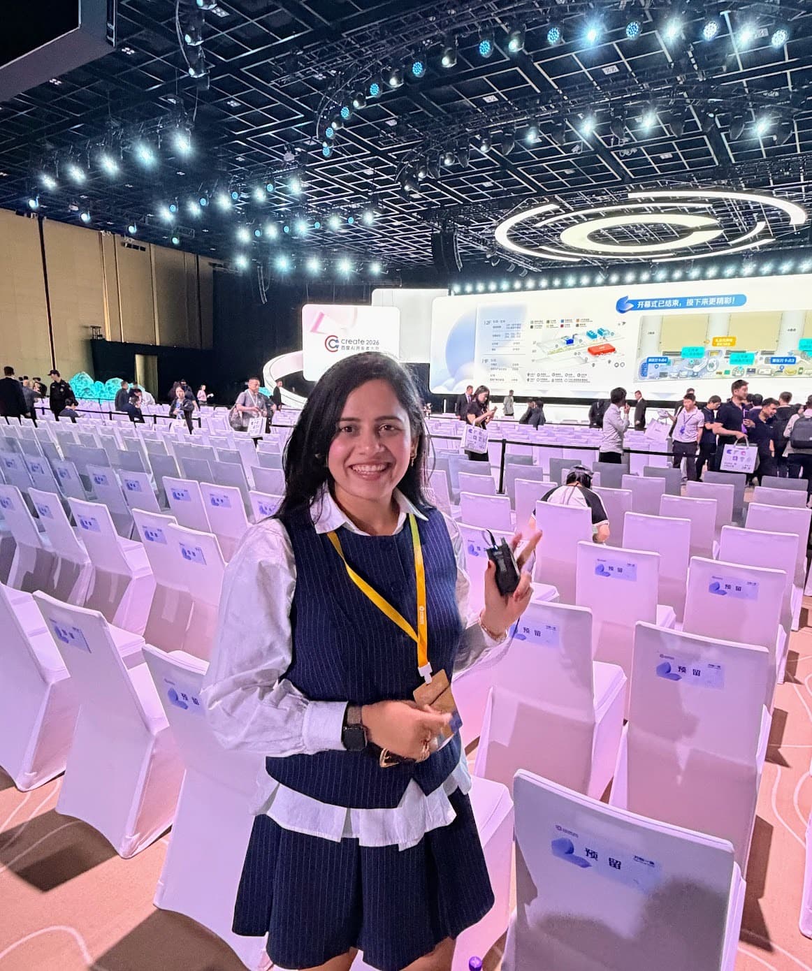 Shruti at the World AI Conference in Shanghai